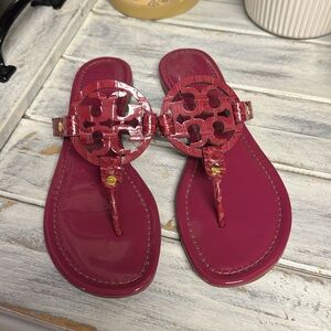 Tory Burch Magenta Miller Sandals Size 8.5M